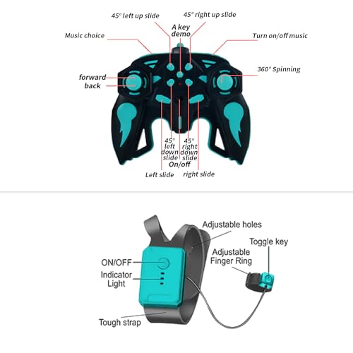 Gesture Sensing RC Stunt Car with Light