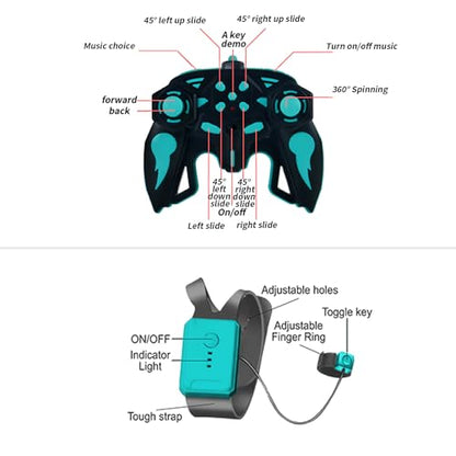 Gesture Sensing RC Stunt Car with Light