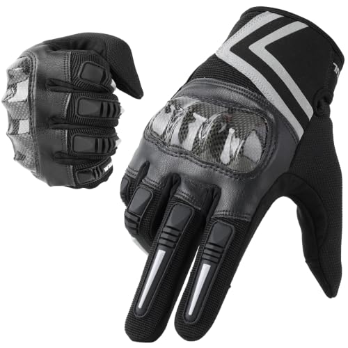 Lightweight Motorcycle Gloves for Men Touchscreen Summer