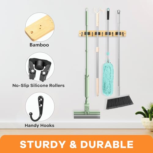 Broom Holder Wall Mount
