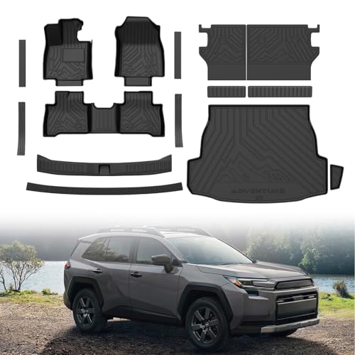 Mixsuper Floor Mat & Cargo Liner for Toyota RAV4 Hybrid 2026