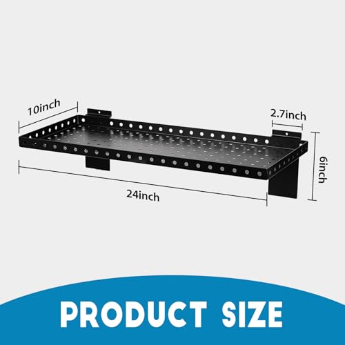 Slatwall Shelves 24x10 Inch (4 Count)