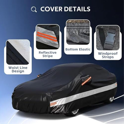 10 Layers Car Cover Custom Fit for Cadillac