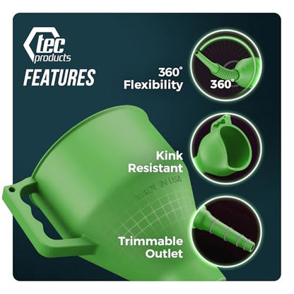 FlexAll Long Flexible Oil Change Funnels for Automotive Use