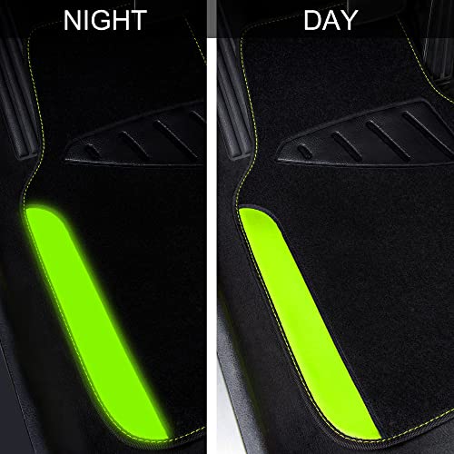 Fluorescent Leather & Waterproof Car Carpet Floor Mats