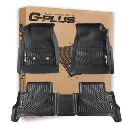 TPE Floor Mats Fit Chevy Colorado GMC Canyon Crew Cab 2015 (3 Foot)