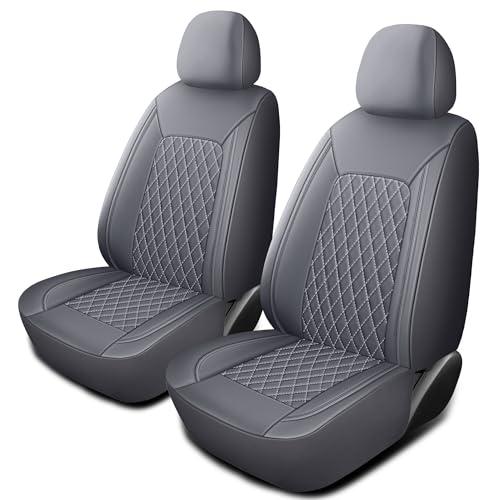 Faux Leather Front Car Seat Covers (2 Count)