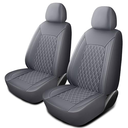 Faux Leather Front Car Seat Covers (2 Count)