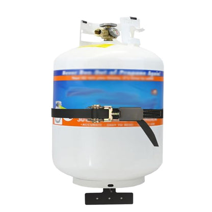 RV Propane Tank Cylinder Rack and Trailers Secure Exchange Propane Cylinder Mount for Campers