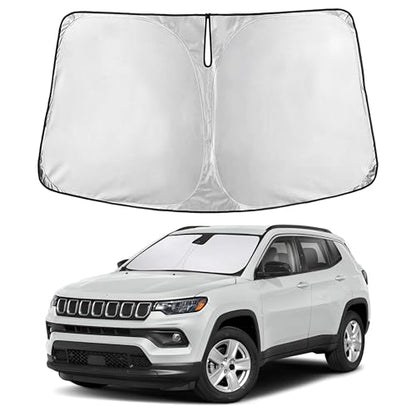 Windshield Sunshade Compatible for Jeep Compass 2017