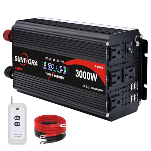 3000 Watt Power Inverter 12V to 110V
