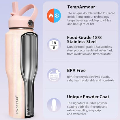 32oz Stainless Steel Water Bottle