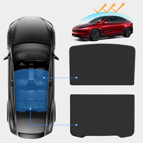 Roof Sunshade for Tesla Model Y Juniper 2026 (2 Count)