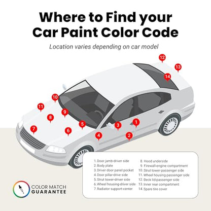 Car Paint Touch Up Brush Kit