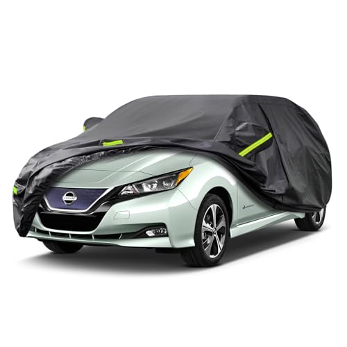 7 Layers Hatchback Car Cover Custom Fit Nissan Leaf from 2010 to 2025