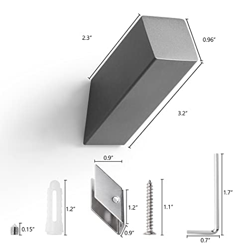 Towel Hooks Grey SUS 304 Stainless Steel