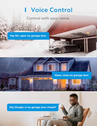 Smart Garage Door Opener Remote Work with HomeKit