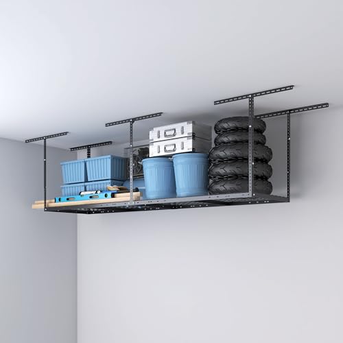 2x8ft Overhead Ceiling Garage Storage Rack