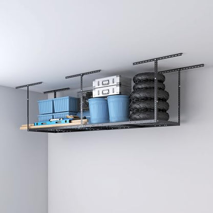 2x8ft Overhead Ceiling Garage Storage Rack