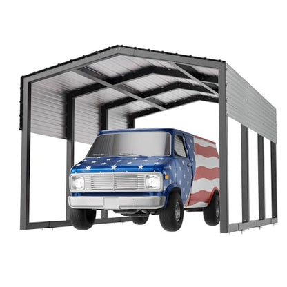 Military Grade Metal Carport 10x15 FT