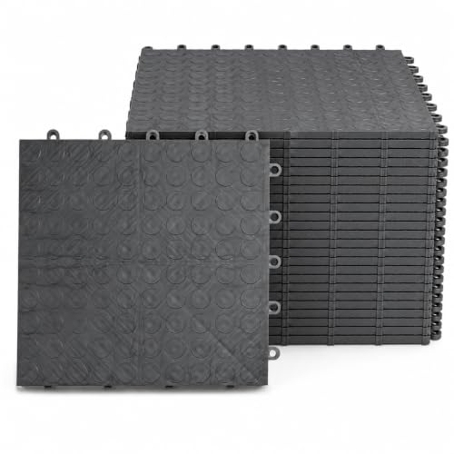 SnapLock GarageDeck 12"x12" Interlocking Garage Floor Tiles (24 Sq Ft)