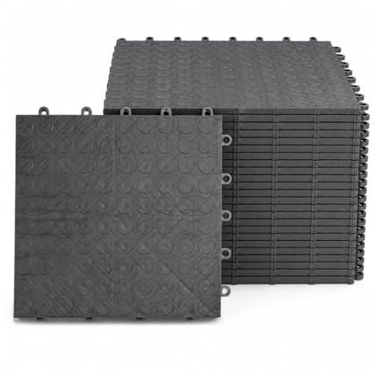 SnapLock GarageDeck 12"x12" Interlocking Garage Floor Tiles (24 Sq Ft)