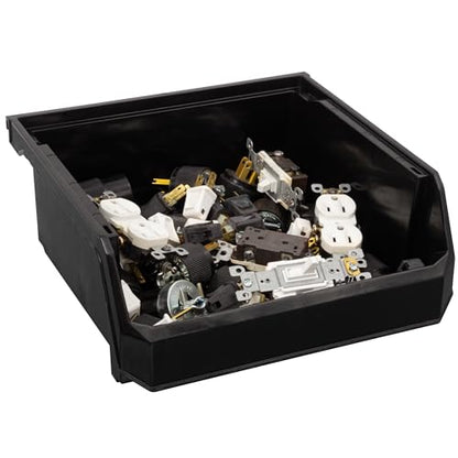 Medium Wide Stackable Plastic Storage Bins