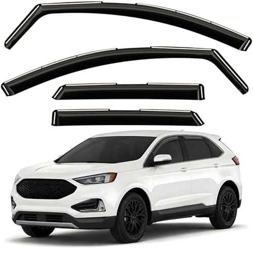 Window Deflectors Smoke Tinted in (4 Count)