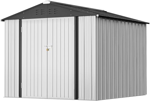 8x6FT Outdoor Storage Shed Utility Tool Shed