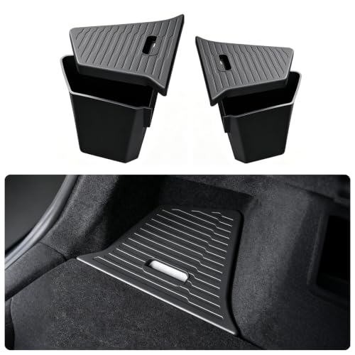 Trunk Storage Bins for 2025 2026 Tesla Model Y Juniper (2 Count)