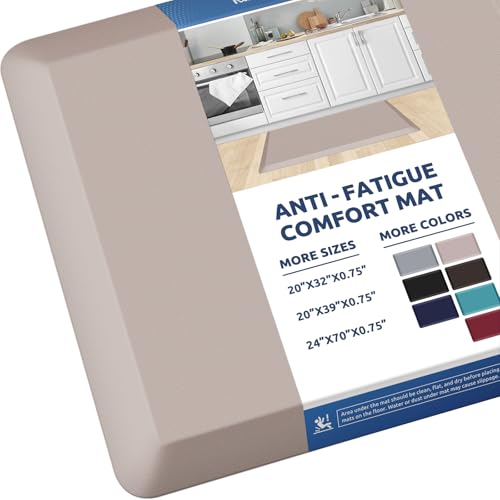 0.8" Thick Kitchen Floor Mat Cushioned Anti Fatigue