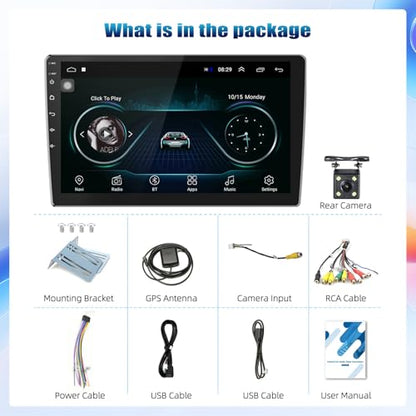 Double Din Car Stereo Radio Receiver (3.2 Ounce)