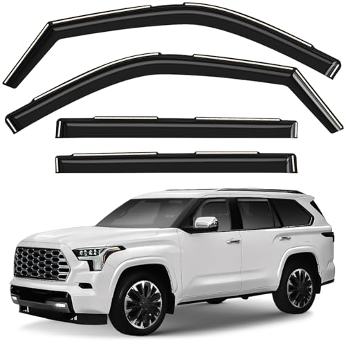 Window Deflectors Smoke Tinted in
