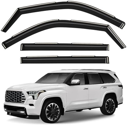 Window Deflectors Smoke Tinted in