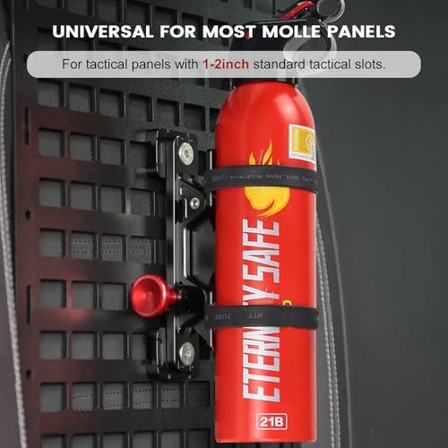 Aluminum MOLLE Panel Fire Extinguisher Mount Kit for 1