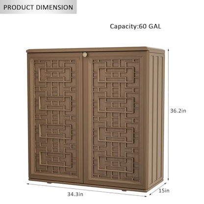 Outdoor Storage Cabinet Waterproof (736 Ounce)