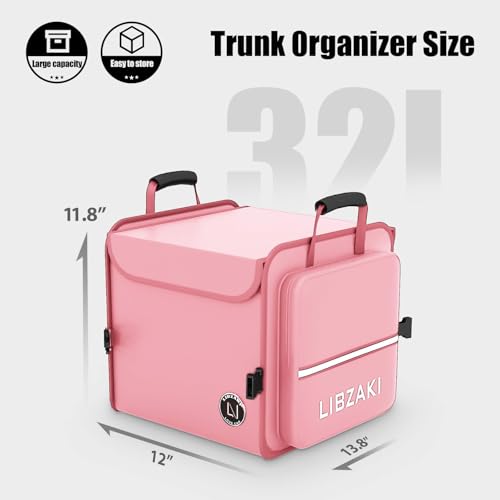 LIBZAKI Car Trunk Storage Organizer