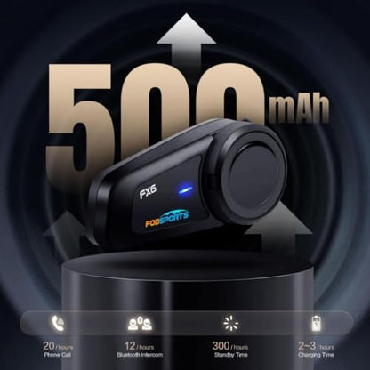 FX6 Motorcycle Bluetooth Headset