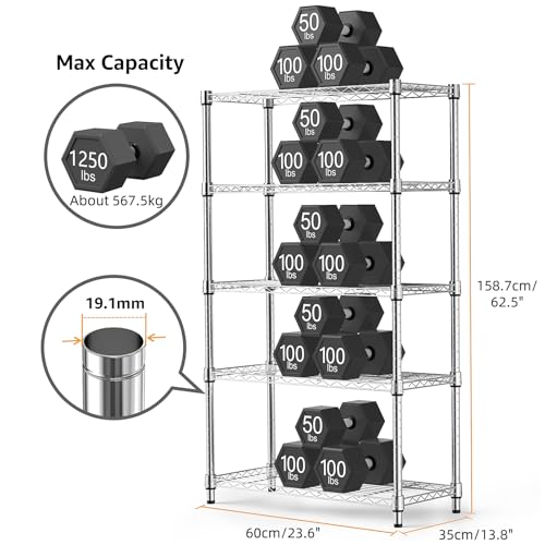 1250 lbs Steel Heavy Duty 5