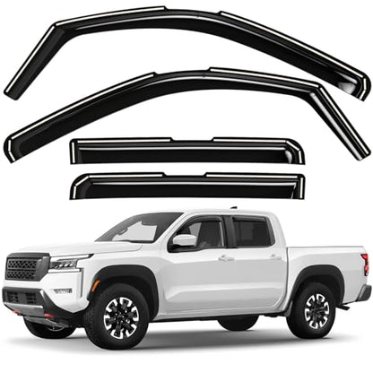 Window Deflectors Smoke Tinted in