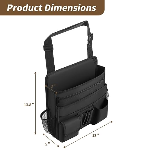 Car Front Seat Organizer for Paperwork File Laptop Mobile Office