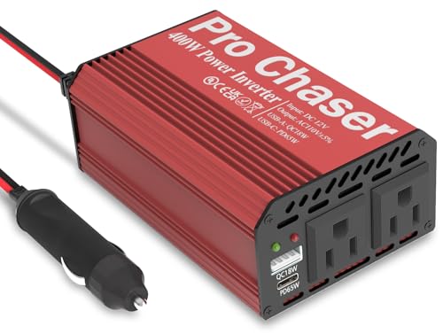 400W Power Inverters for Vehicles DC 12v to 110v AC Car Inverter