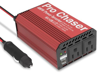 400W Power Inverters for Vehicles DC 12v to 110v AC Car Inverter