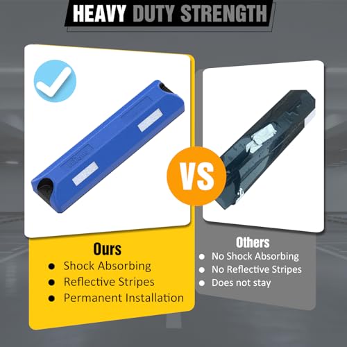 22 Inch Rubber Parking Curbs