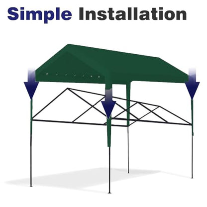 10 x 20 FT Carport Replacement Cover (192 Ounce)