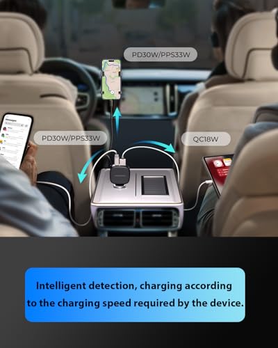 Retractable Car Charger USB C