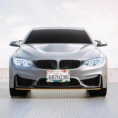 Waves Cherry Blossom License Plate Frames