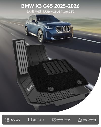 Floor Mats & Cargo Liner for BMW X3 G45 2025 2026 30
