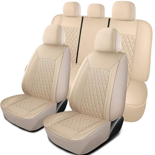 Faux Leather Full Set Car Seat Covers