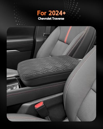 for Chevrolet Traverse 2024 2025 2026 Center Console Cover Armrest Box Cover for Chevy Traverse